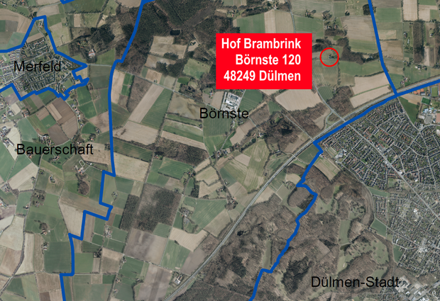 Inmitten der Münsterländer Parklandschaft gelegen: Der Hof Brambrink